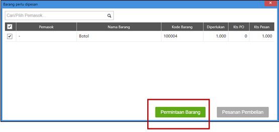 fitur pemenuhan bahan baku accurate online